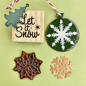Christmas Baubles made in Enamel Workshop
