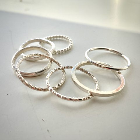 Simple Stacking Rings made In Dunblane Workshop