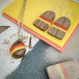 Layered Wood & Acrylic Jewellery